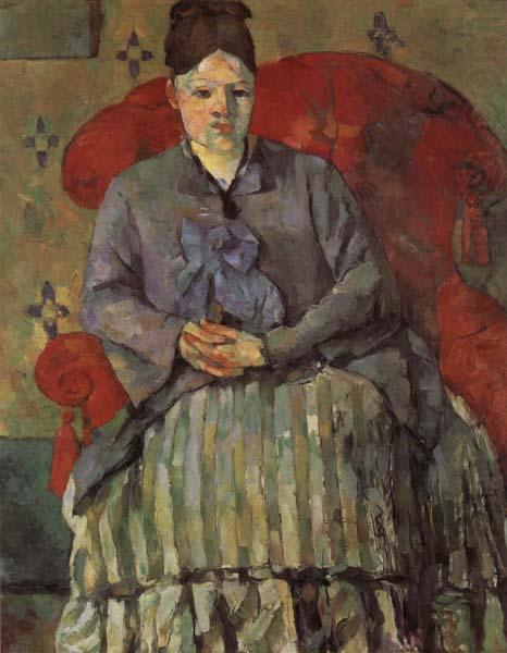 Madame Cezanne in a Red Armchair, Paul Cezanne